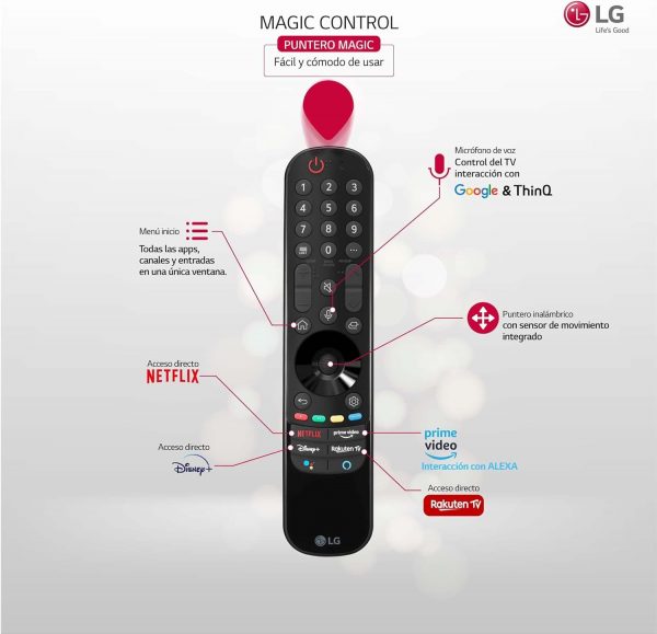 LG Televisor 50NANO766QA - Smart TV webOS22 50 pulgadas (126 cm) 4K Nanocell, Procesador de Gran Potencia 4K - Imagen 14