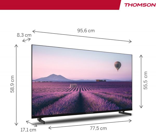 THOMSON 43'' (109 cm) | Full HD LED Smart Android TV, Diseño sin bordes - Imagen 2