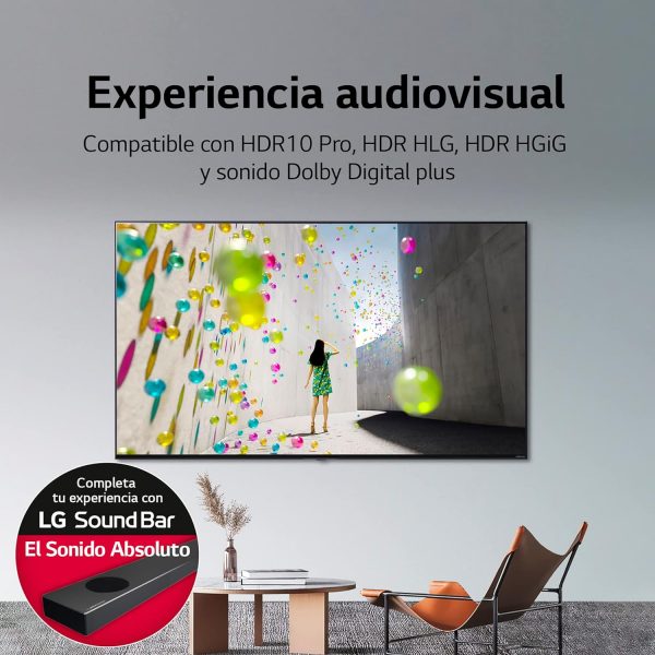 LG Televisor 50NANO766QA - Smart TV webOS22 50 pulgadas (126 cm) 4K Nanocell, Procesador de Gran Potencia 4K - Imagen 11