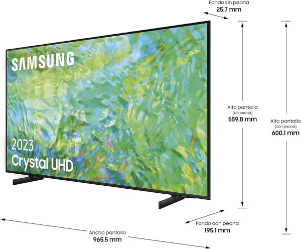 SAMSUNG TV Crystal UHD 2023 43CU8000 | Smart TV de 43", Procesador Crystal UHD - Imagen 13