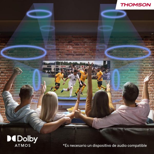 THOMSON 43'' (109 cm) | Full HD LED Smart Android TV, Diseño sin bordes - Imagen 10