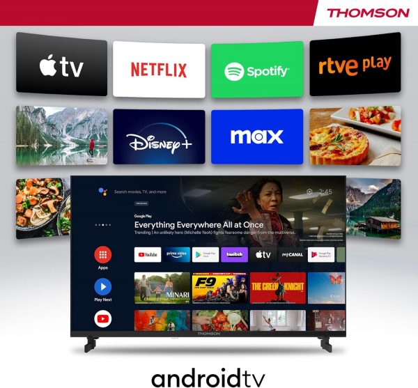 THOMSON 43'' (109 cm) | Full HD LED Smart Android TV, Diseño sin bordes - Imagen 14