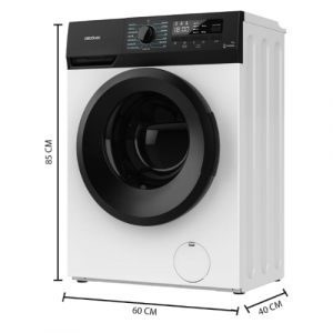 Cecotec Lavadora 7 Kg – 7300 Inverter A 1950 W, 1200 rpm Máximas Regulables, 15 Programas, Bajo Consumo