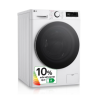 LG - Lavadora Inteligente, 10kg, 1400rpm, Carga Frontal, Clase A+, TurboWash 360º, Vapor Steam, Serie 600,