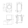 AEG -Lavadora  10 Kg / 1400 rpm, S. 6000, Panel de control ,Blanco - Imagen 3