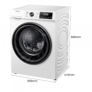 Hisense- Lavadora Secadora 2 en 1, 9 Kg Lavado, 6 Kg de Secado, 1400 rpm,Puerta XL, Gran Display LED