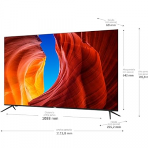 Haier Direct LED 4K- 50″, Smart TV, Android 11, Remote Control, Google Assistant, Bluetooth 5.1, Sin Marcos.