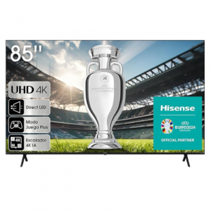 Hisense TV- UHD 4K Smart TV de 85 Pulgadas Televisor, Dolby Vision, Modo Juego Plus, DTS Virtual X.