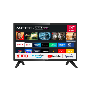 Antteq AV24H3 Smart TV 24» | Netflix, Prime Video, Rakuten TV, Disney+, Youtube