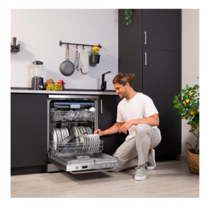 Cecotec Lavavajillas, 60 cm, 6800 . Bajo consumo, 14 Cubiertos, 8 Programas, Filtro ABT Antibacteriano, Sistema ION, Modo ECO, Inox